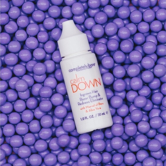 Set of 6 Completely Bare CALM DOWN Ingrown Hair Razor Bump Redness Eliminator - Picture 5 of 10